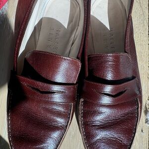 Jamie Haller oxblood loafers 37